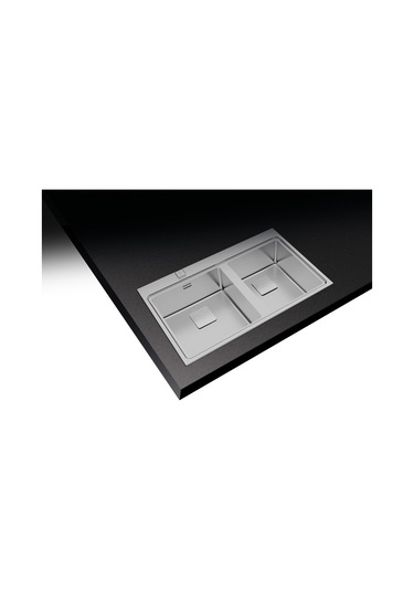 Teka Zenit Rs15 2B 86 Auto Iki Hazneli Ankastre Paslanmaz Çelik Eviye - 115030015