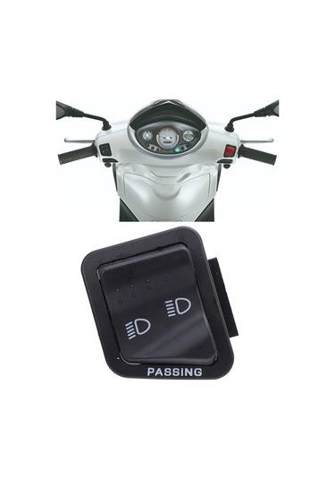 Wezone Piaggio Fly Beverly Zip İçin Dayanıklı Abs Far Yüksek-düşük Işık Anahtarı, Kolay Kurulum Ve Kesin Kontrol