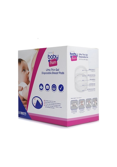 Baby Mom Ultra İnce Jelli Göğüs Pedi 100 Adet
