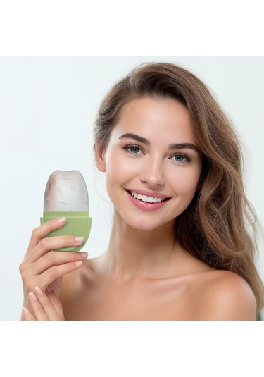 Mufunye Çok Amaçlı Yüz Bakım Buz Rulosu: Cilt Parlaklığı, Akne Azaltma, Yaşlanma Karşıtı, Dıy Özellikli, Gıda Sınıfı Silikon Çok Renkli