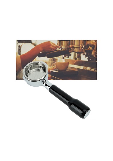 Shineyee 58mm Alüminyum Kahve Portafilter, Teks Katlı Filtre Sepeti, Dipsiz Tasarım, Temizliği Kolay, 58mm Ticari Evsel Makinalar İçin Uyumlu