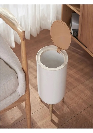 Maoyaya Kapaklı 7l Basket Çöp, Çok Renkli, Basın Kovası, Tuvalet Çöp Tenekesi Çok Renkli