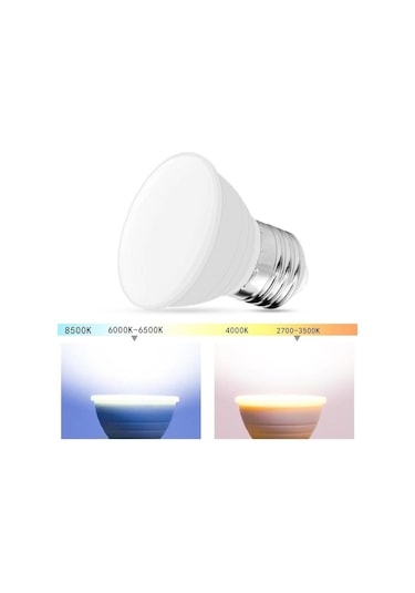 Beyaz Led Rgb Işık E27 Ampul 220 V Akıllı Lamba Gu10 Spot Renkli Lamba E14 Lampe Led Gu5.3 Işık Mr16 Ev Dekor Için Kısılabilir Ampul E27 180
