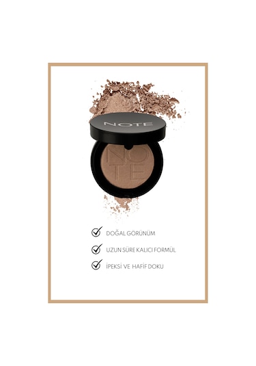 Note Cosmetique Luminous Silk Eyeshadow Tekli Göz Farı – 07 Koyu Bej