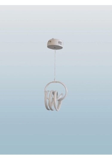 Dmr Sarmal İmza Sarkıt Led Avize Beyaz Kasa Üç Renk 6500k/4000k/3000k Beyaz /ılık Beyaz/sarı Günış Çok Renkli