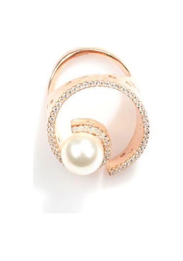 925 Ayar Gümüş 9 Tasarım Incili Yüzük (552867457)