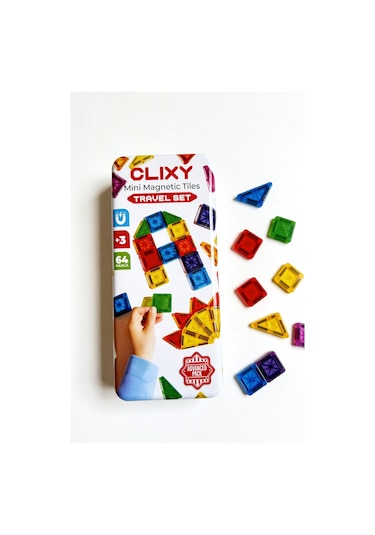 Mini Manyetik Bloklar 64 Parça Travel Set
