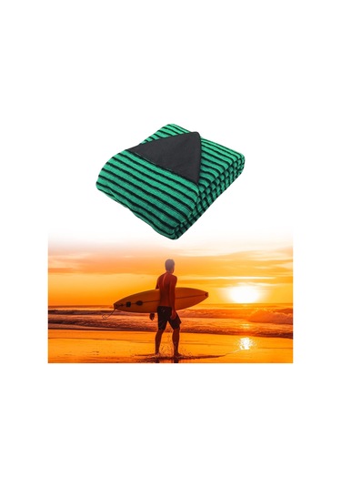 Suntek Sörf Tahtası Çorabı Kılıfı Kısa Tahta Snowboard Yeşil Ve Siyah Yeşil - Siyah