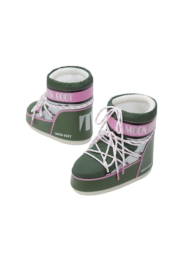 Gh01 Forest Green - Silver - Pink Bot Kadın 80d1409650 Moon Boot Icon Low Space Racing Çok Renkli