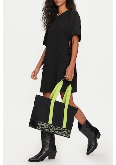 Love Moschino Kadın El Çantası Jc4036pp1ılf100a Siyah - Yeşil