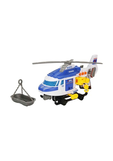 Sesli Işıklı Motorize Kurtarma Helikopteri 20 Cm Vinçli Sedyeli Ses & Işık Efektli Motorize İl