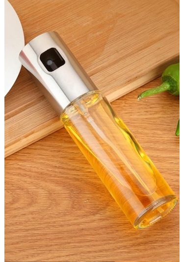 Sprey Yağdanlık Huni Hediyeli Sprey Cam Şişe Zeytinyağı, Sirke, Y