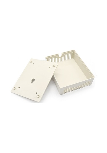 Plastik Elektronik Proje Kutusu 100 X 80 X 29mm Beyaz Renk Duvar Montaj Tip Elektronik Devre Protot