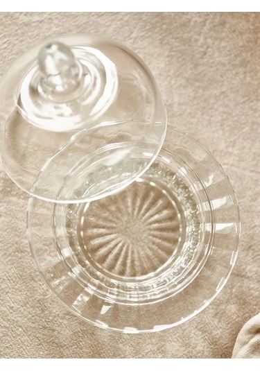 Roomi Kapaklı Cam İkra Küresi 130 Ml, Limonluk, Reçellik. 240527097 Beyaz