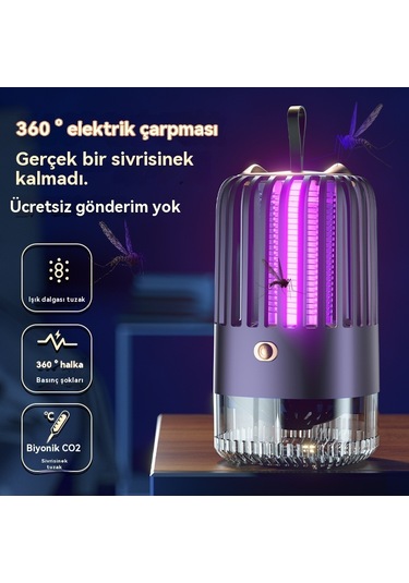 Jian Fan Elektrikli Sivrisinek Kovucu Lambaşarj Açıkev Usb Sivrisinek Kovucu İkisi Bir Arada Sivrisinek Kovucu