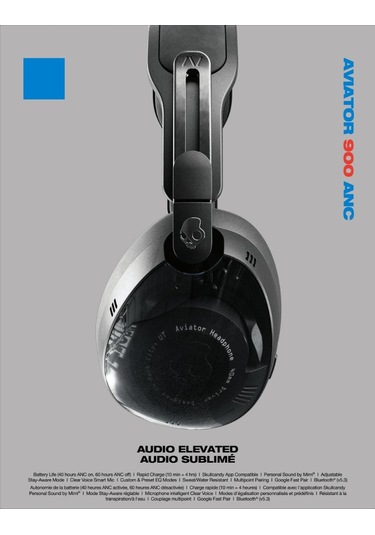 Skullcandy S6AVW-T740 Aviator Bluetooth 5.3 Kulak Üstü Kulaklık
