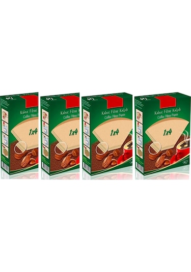 Caffeo 1 x 4 Kahve Filtre Kağıdı 4 x 80 Adet