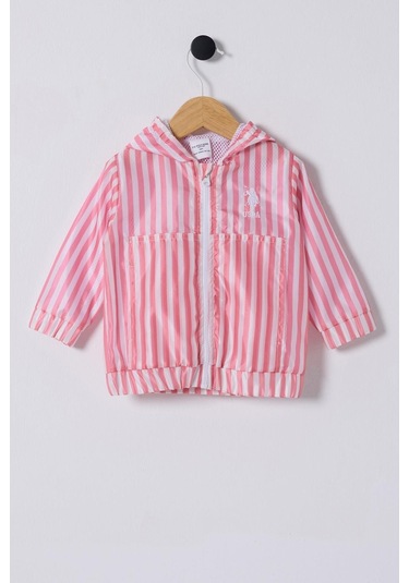 U.s. Polo Assn. Kız Bebek Yağmurluk Pembe-1676 Pembe
