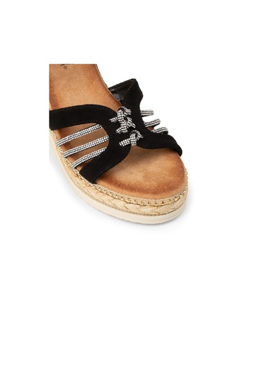 Deery Kadın Siyah Wedge Sandalet - 26231zsyhc01