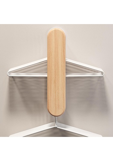 Homyl Çamaşır Makinesi Odası Için Giysi Askısı Düzenleyici Ahşap Rengi Diğer