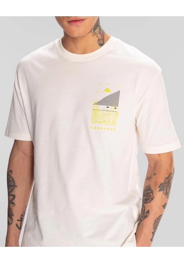Kappa Authentic Spacetime T-shirt Erkek Beyaz Regular Tişört Siyah Kappa Authentic Spacetime T-shirt Erkek Beyaz Regular Tişört Siyah