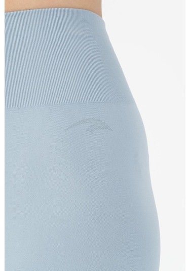 Maraton Active Slimfit Kadın Koşu Sisli Mavi Tayt 812096 Mavi