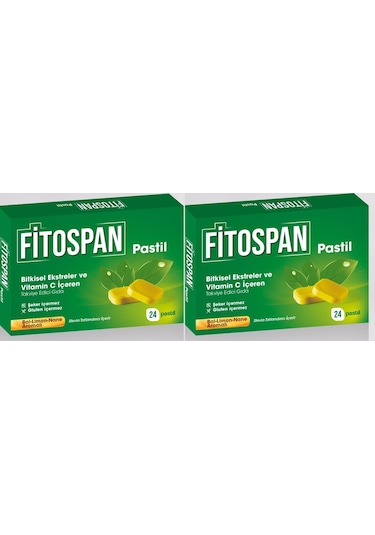 Fitospan Bal Limon Nane Aromalı 24 Pastil 2 Adet