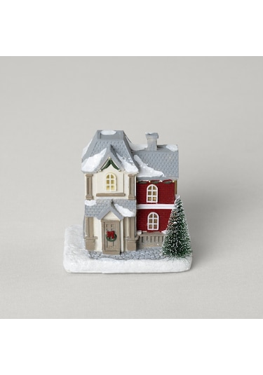 Linens Vintage House Ledli Dekor Kırmızı