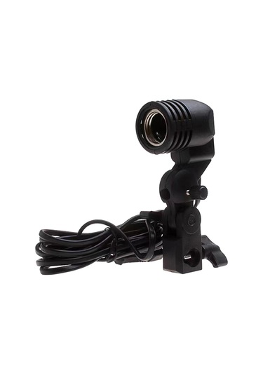 Folinda Fotoğrafçılık Ve Canlı Yayın Işık Ayracı - E27 Ampul Başı, 50cm/200cm Seçenekli Tripod Siyah, L6568-l6575 İle Uyumlu