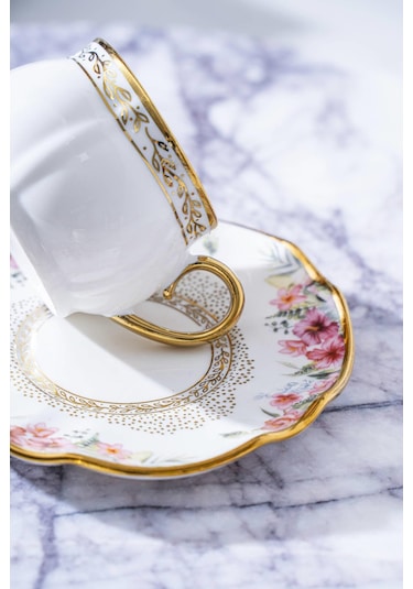 Sienna 6 Kişilik Kahve Fincanı Takımı - 90 Ml renkli