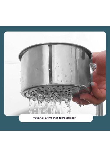 Lavabo İçin Paslanmaz Çelik Su Filtresi Sepeti
