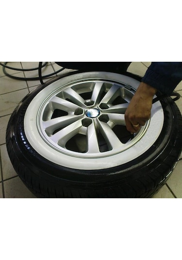 Atlas Marka 13 Jant Oto Lastik Yanağı Beyaz Yanak