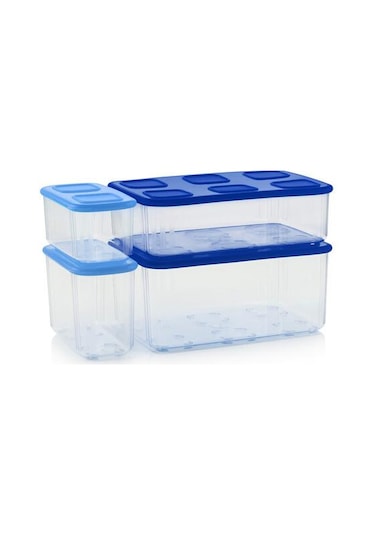 Tupperware Şeffaf Kap 4 'lü Set