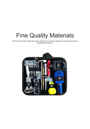 Ebitda 147 Parça Saat Tamir Seti, Saat Arka Kapak Açıcı, Pil Değiştirme Aracı, Profesyonel Saatçi Kiti