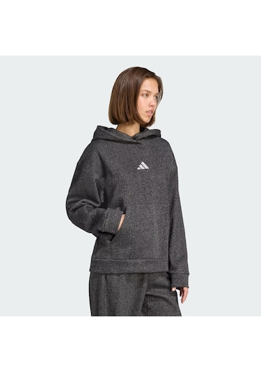 Adidas All Szn Holiday Glitter Kadın Sweatshirt C-adıjx4346b30a00 Siyah