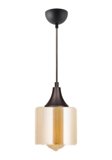 Tt029-1-Sy-Bal Tt Aydınlatma Mat Siyah - Bal Tekli Avize