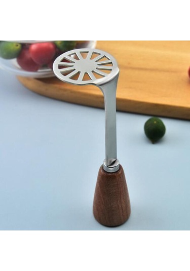 Suntek Paslanmaz Patates Ezici Ricer Faydalı Meyve Sebze Gümüş