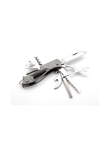 Valkyrie Çok Fonksiyonlu Outdoor İsviçre Kamp Cep Çakısı Siyah