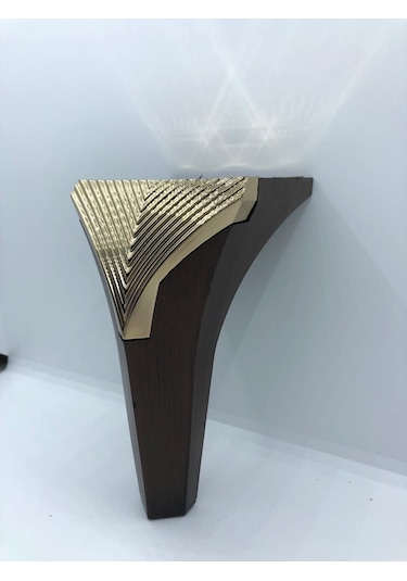Plastik,venedik 15cm Ceviz-gold Koltuk,baza,mobilya Ayağı 4 Adet