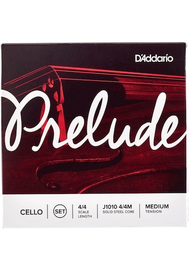 D'Addario J1010 Prelude (4/4) Medium Takım Tel Çello Teli 4/4
