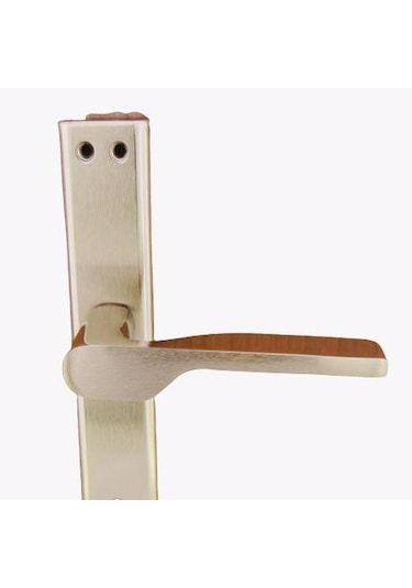 Gökçe Kapı Kolu Aynalı Nikel Saten