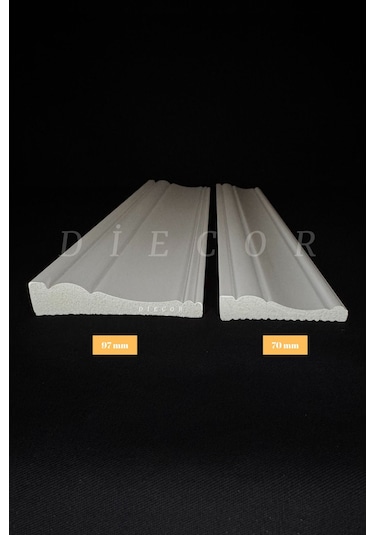 Diecor Dekoratif Boyanabilir 1 Adet 7 Cm Polistren Duvar Çıtası Beyaz 70 X 14 Model:xa237