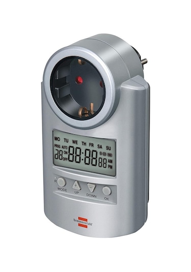 Dijital Göstergeli Zaman Ayarlı Tekli Priz