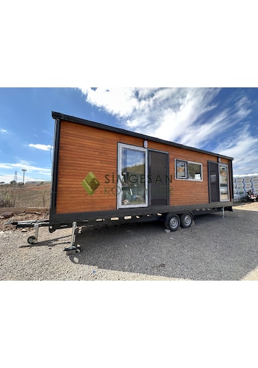 250x800 Ahşap Tiny House O2 Belgeli, Tam Donanımlı