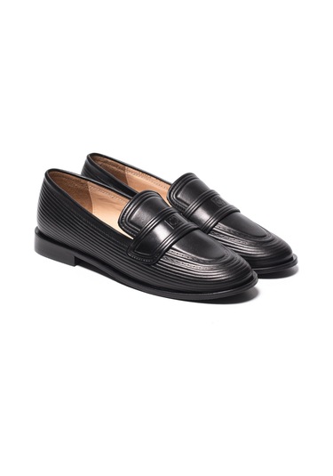 Black Analin C17 Babet Kadın Diğer 2016 22 Chiara Bellini Leather Siyah