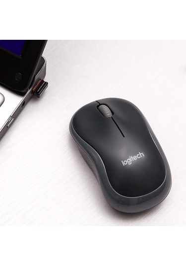 Geeroyoo Logitech M185 Kablosuz Mouse - 2.4ghz Bağlantı, 12 Ay Pil Ömrü, Pc/laptop İçin Ergonomik Tasarım M185