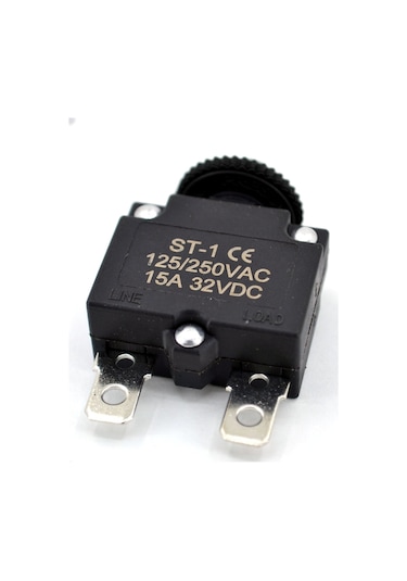 Resetli Termik Sigorta 15a 32v Dc 125/250v Ac