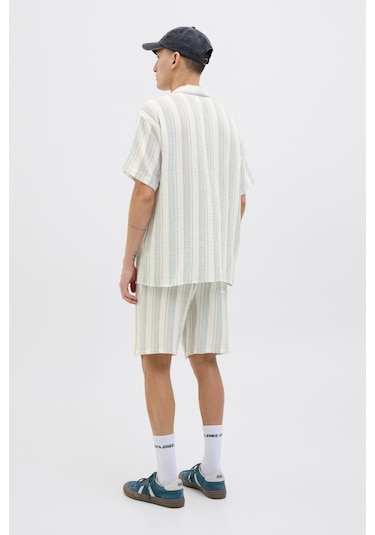 Jack & Jones Joreaster Patras Resort Beyaz Erkek Gömlek Beyaz