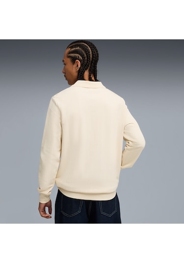 Puma Class Erkek Krem Polo Sweatshirt 688217-87 Krem