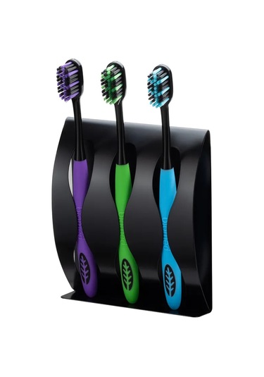 Roomstetica Duvar Tipi, Delme Gerektirmeyen Diş Fırçası Tutucu 372650504 Siyah